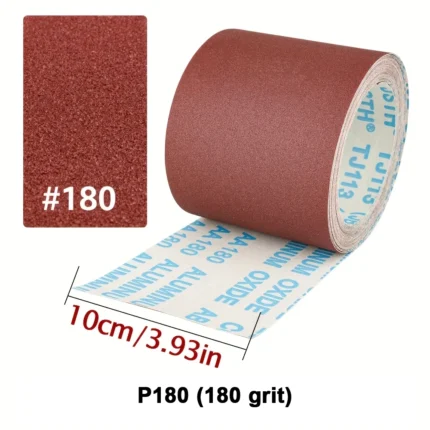 P180 Sandpaper Roll 100mm × 5m
