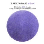 6 Inch High Quality Ceramic Mesh Hook and Loop Sanding Discs 50 Pack - Image 4