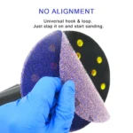 6 Inch High Quality Ceramic Mesh Hook and Loop Sanding Discs 50 Pack - Image 5