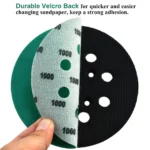 5 Inch 8 Hole Hook and Loop Sanding Discs 50 Pack - Image 8