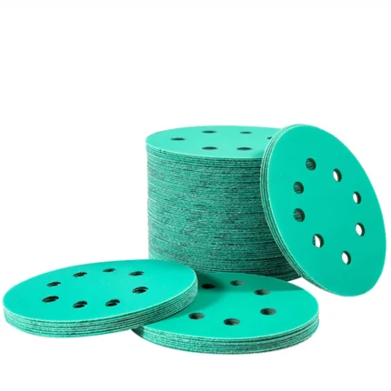 5 Inch 8 Hole Hook and Loop Sanding Discs 50 Pack