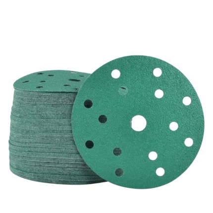 6 Inch 15-Hole Hook and Loop Sanding Discs 50 Pack