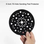 6 Inch 70-Hole Sanding Pad Protector Hook and Loop Cushion Pad - Image 3