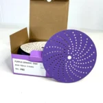 6 Inch Multi-Hole Ceramic Hook and Loop Sanding Discs 50 Pack - Image 4