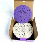 6 Inch Multi-Hole Ceramic Hook and Loop Sanding Discs 50 Pack - Image 6